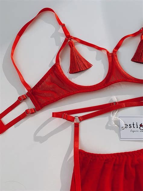 Sexy Red Lingerie at M&S